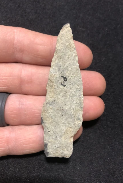 SUPER 3 1/8 ARGILLITE BARE ISLAND- PA Indian Artifact-NY Arrowhead-BURLINGTON NJ 2