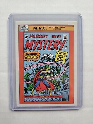 1990 Impel Marvel Universe Series 1 #128 M.V.C. Journey Into Mystery #83 - THOR
