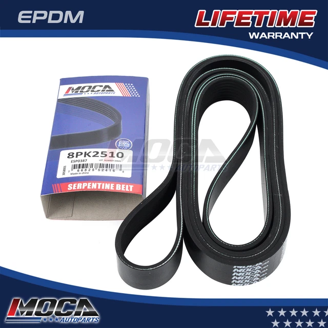 Serpentine Drive Belt 6PK2605 For Ford E150 E250 E350 Expedition F150 Lincoln