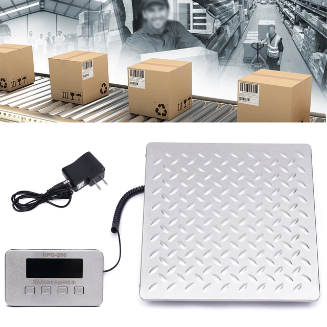 100kg/440.92lbs Digital Scale Postal Scale Shipping Mailing Box Weighing Scales