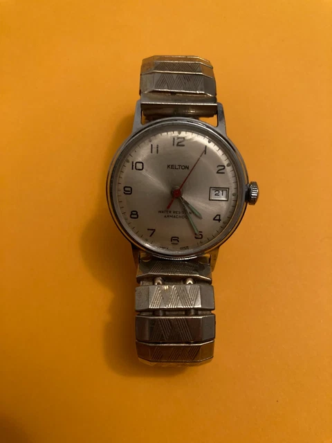Montre Vintage KELTON Timex Des Années 50 - Mécanique, Boîtier Plaqué Or - Occasion TB