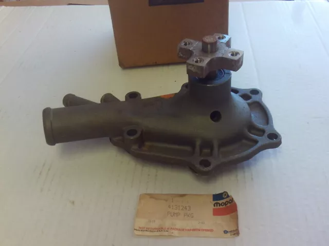NOS MoPar  WATER PUMP 4131243 Dodge Plymouth Chrysler