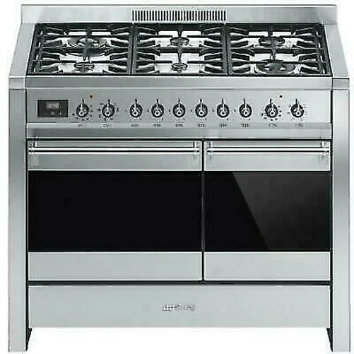 Cuisine smeg A2-81 Série Opéra Inox 6 Feux 2 Fours Électrique Classe A