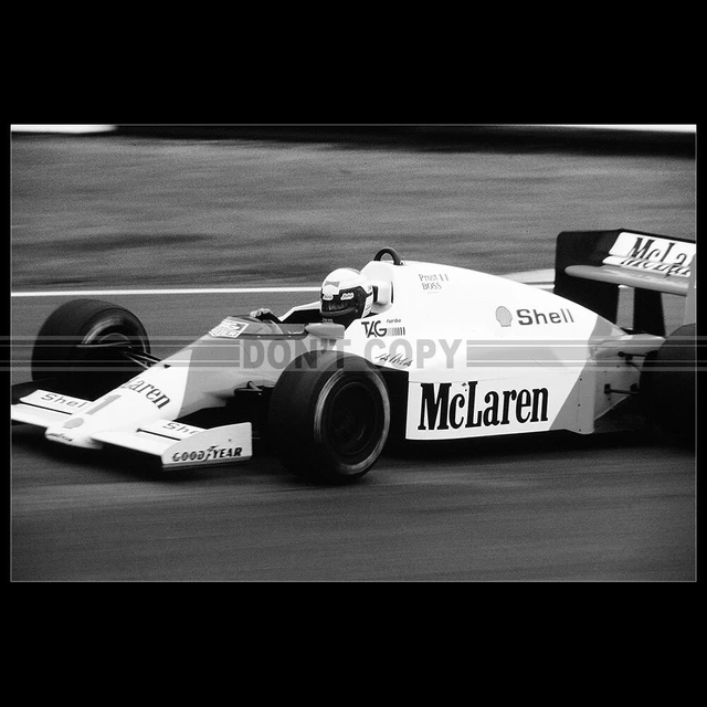 Photo F1 – McLaren MP4-2C 1986 – Alain Prost – Grand Prix – Format A.005415