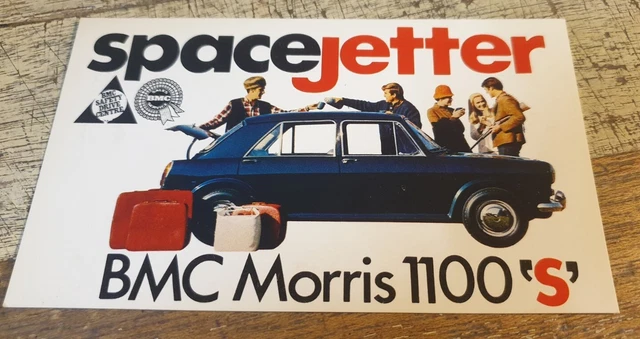 1960S MORRIS 1100 S Original Australian Factory Dealer POSTCARD $19.95 ...