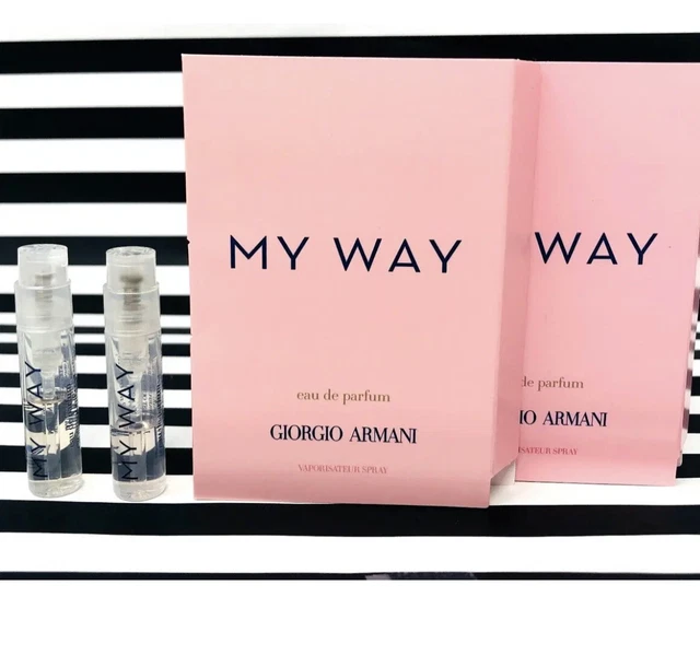 2 x Giorgio Armani My Way SAMPLE PARFUM Perfume Women Spray Vials 1.2 ml lot EDP 2 x Giorgio Armani My Way SAMPLE PARFUM Perfume Women Spray Vials 1.2 ml lot EDP