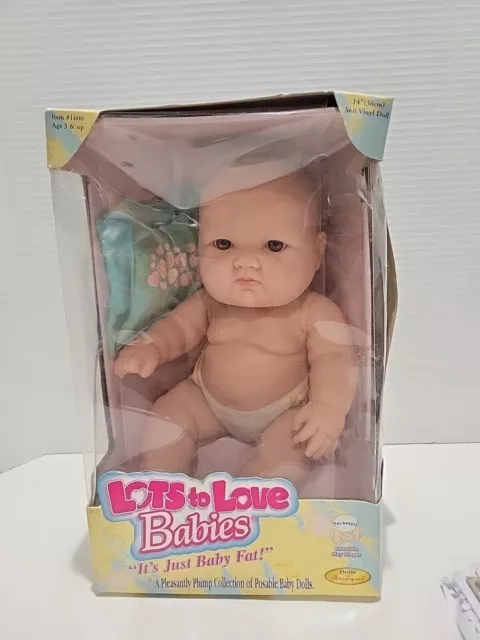 Vintage 1998 Berenguer LOTS TO LOVE BABIES Fat Doll New For Keeps JC Toys #1600