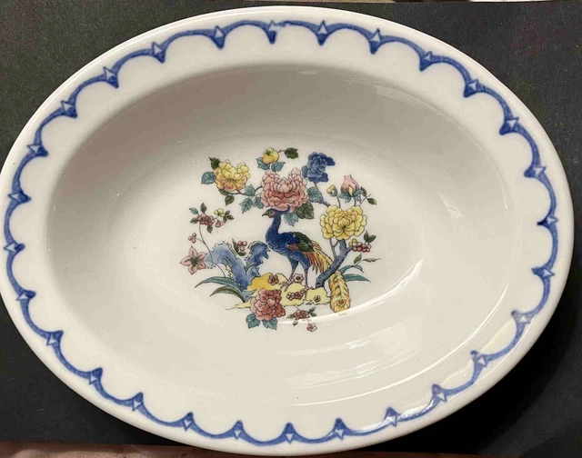 1929 Peacock Oval Dish Milwaukee Road Appears Unused CMStP&P Railroad