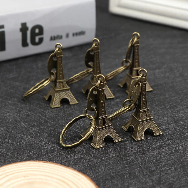 5pcs Fashion Paris Eiffel Tower Shape Keychain Novelty Gadget Trinket Souve GAIR
