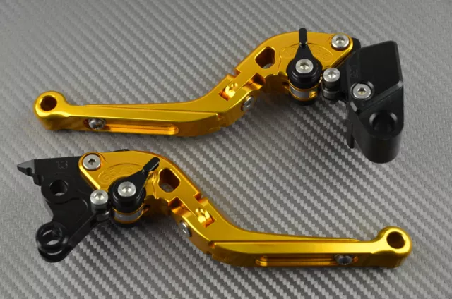 Levier levers flip-up foldable repliable Gold Or Honda NC700 S / X	2012-2014