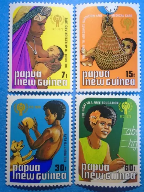 Papua Nuova Guinea 1979. Set Anno Internazionale del Bambino. SG376/9. Nuovo di zecca.