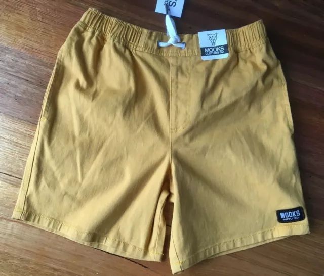 BNWT: Target, Boys yellow Mooks Shorts, size 10. RRP $25