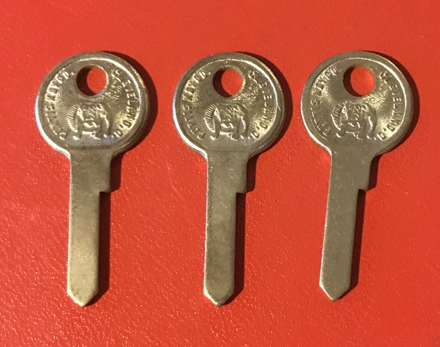 Curtis brand key blanks H-9   H9   ( set of 3)                               [L]