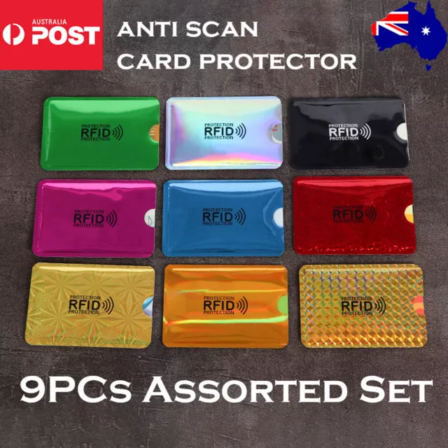 RFID Blocking ID Credit Card Protector Sleeve Holder Cover Anti Scan SYD STOCK