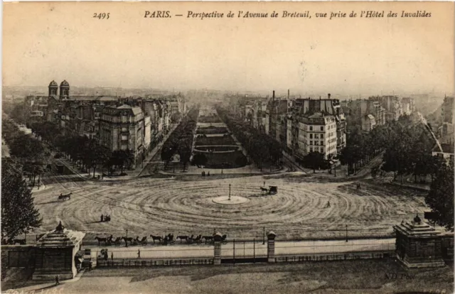 CPA PARIS 7e-Perspective de l'Avenue de Breteuil (327456)