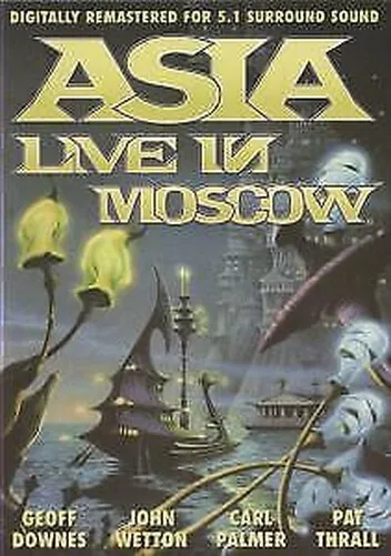 Asia (Aor Group) Live In Moscow press release UK Double-sided a4 glossy card