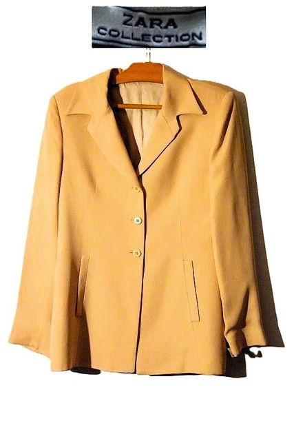 VESTE FEMME MARQUE ZARA Collection couleur jaune paille EUR 15,00