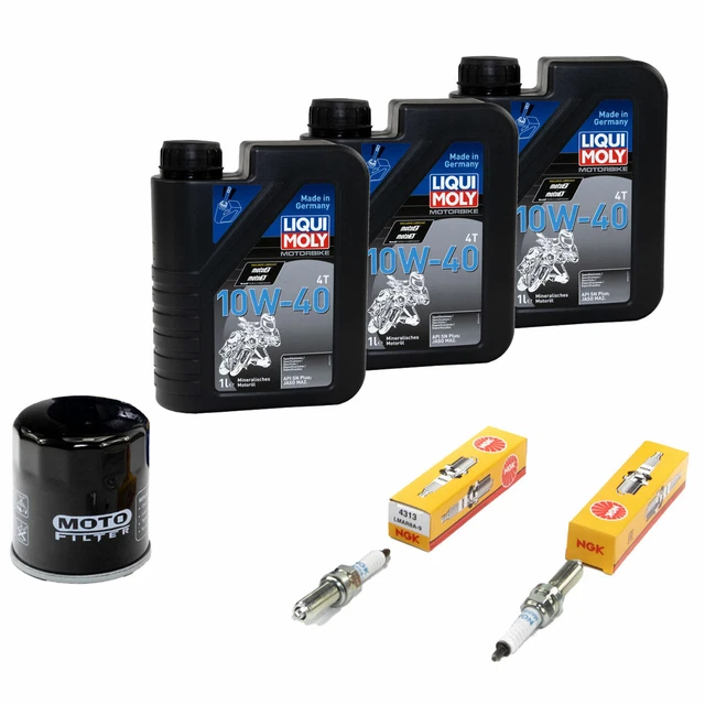 Set 3L Öl Wartung Luftfilter Ölfilter Zündkerzen Für Yamaha MT-07 MT7
