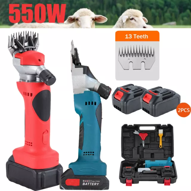 550/850W Electric Sheep Shears Shearing Wool Clipper Livestock Hair Grooming