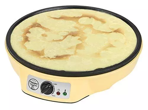 Bestron crepiera elettrica, Macchina per crêpes dal design retrò, per crêpes con