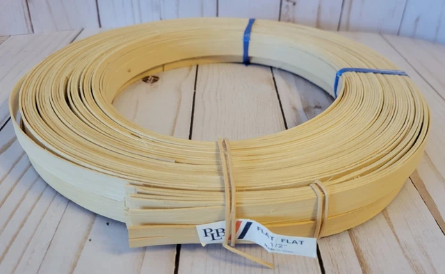 Nueva cesta PLB de 1 libra Tejido Tejiendo Caña plana plana 1/2 "