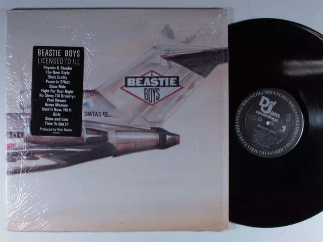 BEASTIE BOYS Licensed To Ill DEF JAM LP gatefold o