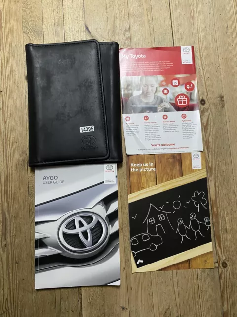 2016-2023 TOYOTA AYGO OWNERS MANUAL HANDBOOK & WALLET 2016 Ref14395