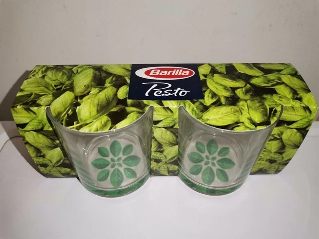Set 2 bicchieri Pesto Barilla nuovi