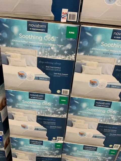 Novaform soothing cool mattress topper discount