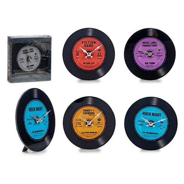 Reloj de Pared Vinilo [4 x 17 x 17 cm]