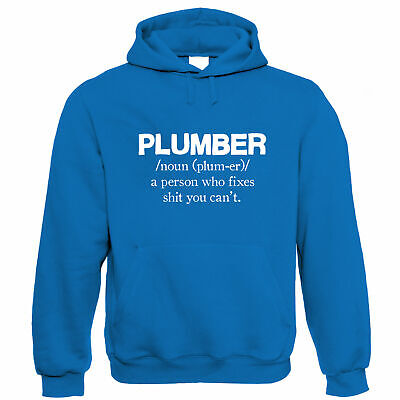 Plumber Mens Funny Hoodie - Birthday Fathers Day Gift for Dad Grandad