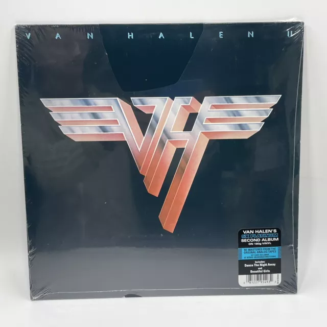 Van Halen Vinyl LP Van Halen II Remastered 180 Gram 12” Record Beautiful Girls