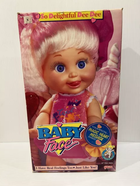 Galoob Baby Face So Delightful Dee Dee Baby Doll 1990