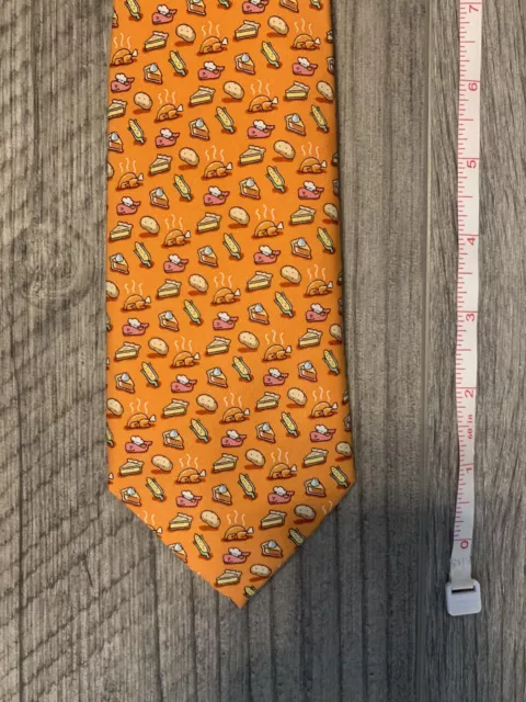 Vineyard Vines Silk Neck Tie Martha's Vineyard Shep Ian Food NWT