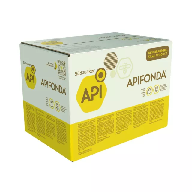 APIFONDA Futterteig 15kg Block Bienenfutter Südzucker Imkerei Futter für Bienen