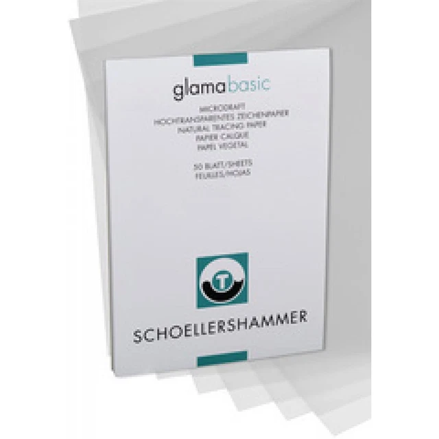 Zeichenpapierblock, DIN A3, hochtransparent SCHÖLLERSHAMMER VF5003671 (401644325