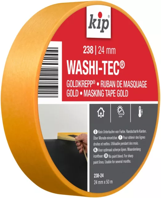 Kip 238 Premium Washi-Tec Masking Tape - All Sizes