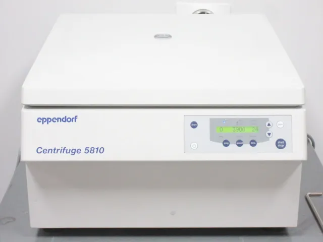 Eppendorf 5810 Centrifuge & S-4-104 Rotor & Four 022638935 Deep Well Buckets