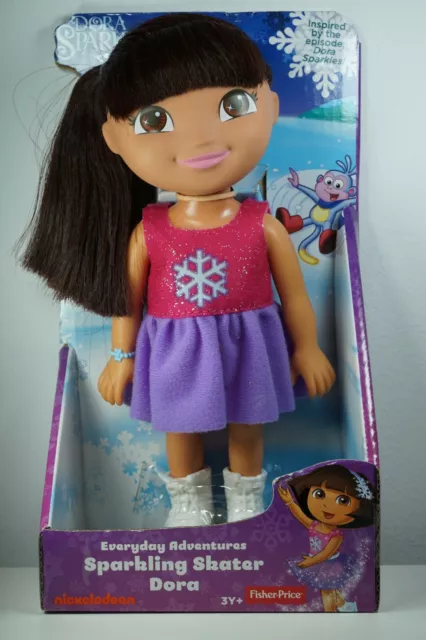 Bambola pattinatore su ghiaccio Fisher Price DORA THE EXPLORER avventura quotidiana Nickelodeon