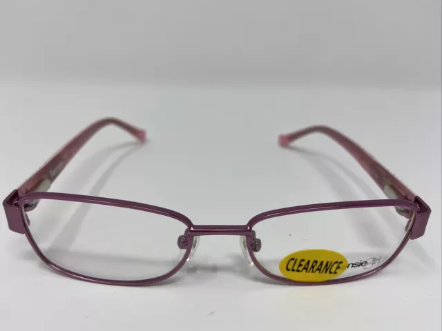 Kensie Girl Eyeglasses Frame Petal Pk 47-15-125 Pink Full Rim Kf11