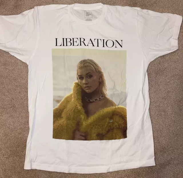 Christina Aguilera “Liberation” Merchandise Tee Shirt LARGE - NEW Rare