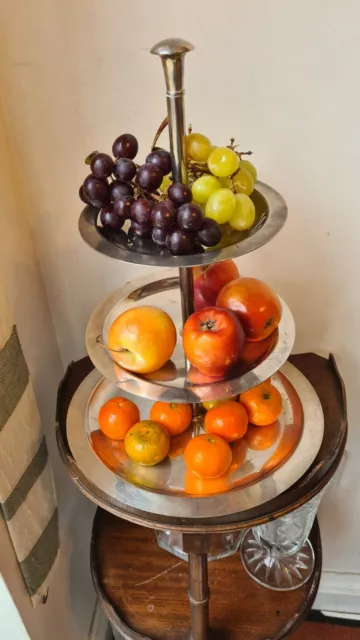 3Tier Cake Stand Afternoon Tea Silver Plated