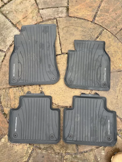 Genuine Porsche Cayenne E3 (From 2017) All Weather Rubber Mats