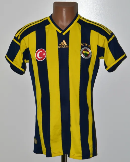 Fenerbahce Turkey 2014/2015 Home Football Shirt Jersey Adidas Size M