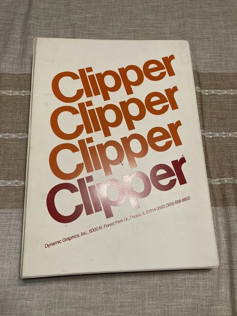 Clipper - Dinamico Immagini - Vintage Clip Arte Libro 1987-88 (MH253-F)