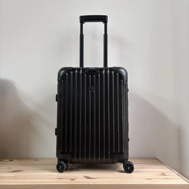 RIMOWA MONCLER TOPAS Stealth Cabin 34L Black 4 wheels Carry Case