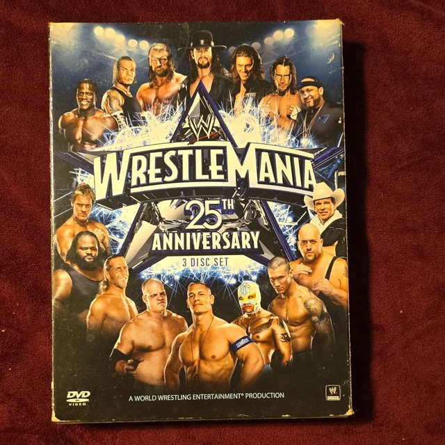 WWE WRESTLEMANIA 25TH Anniversary DVD 2009 Special Features, 3