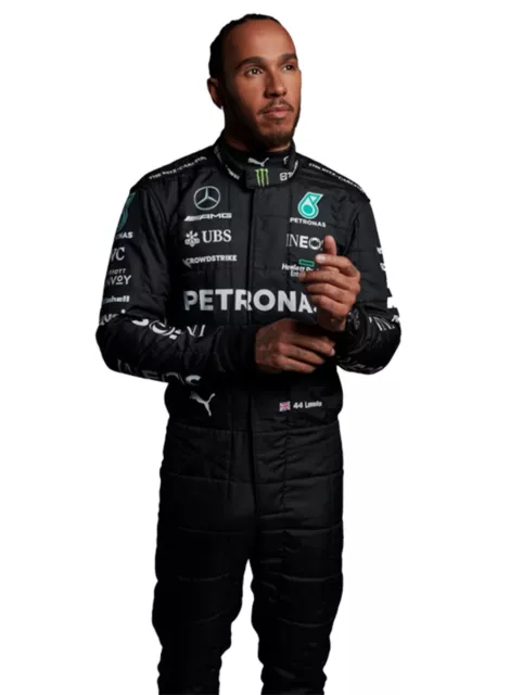 2023 Lewis Hamilton Mercedes F1 Racing Suit Go Kart Race Suit