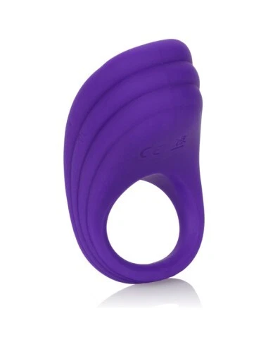 Anillo Vibrador Recargable De Silicona Morado