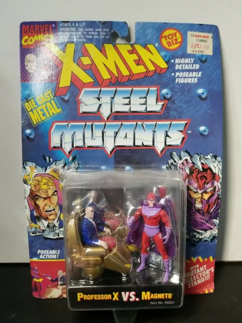 1994 Toybiz Marvel X-men Steel Mutants Professor X Vs Magneto New Sealed